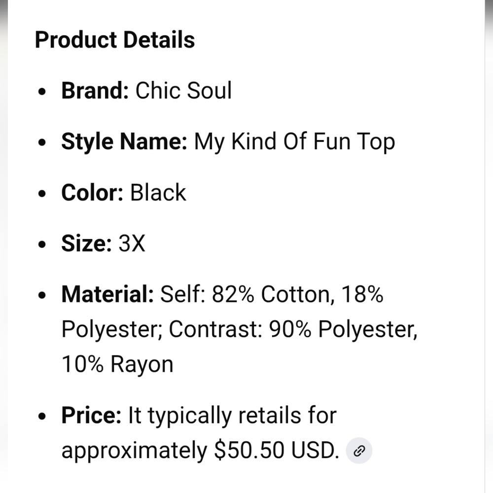 Chic Soul Black Layered Blouse - Picture 8 of 10
